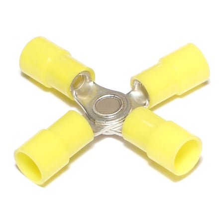 Midwest Fastener Butt Splice Wire Connector, 10 AWG Max, 8 PK 70006